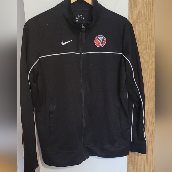 Nike Other - 💚10 for $10💚 Bundle and save Nike Black Track Jacket with White Accents